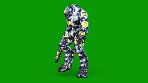 rendu 3D CG de l'humanoïde 