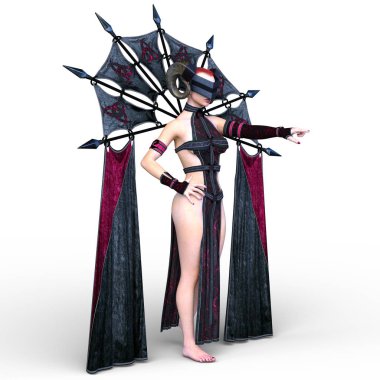 3D cg işleme karanlık kahraman