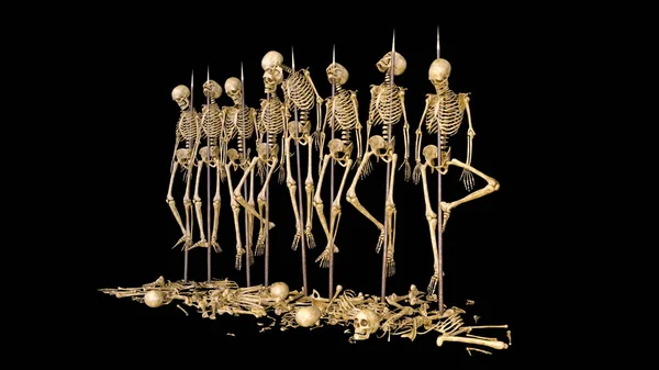 Rendering Skeleton — Stock Photo, Image