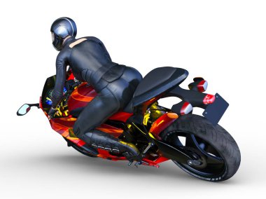 Motosiklet 3D cg render
