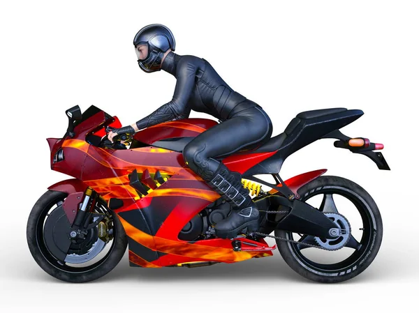 Rendering Motorbike — Stock Photo, Image