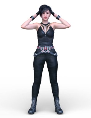 3D cg işleme kahraman