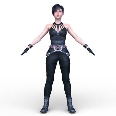 3D cg işleme kahraman