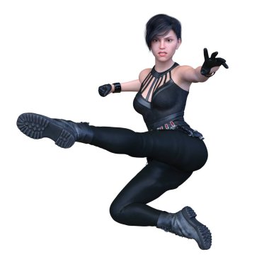 3D cg işleme kahraman