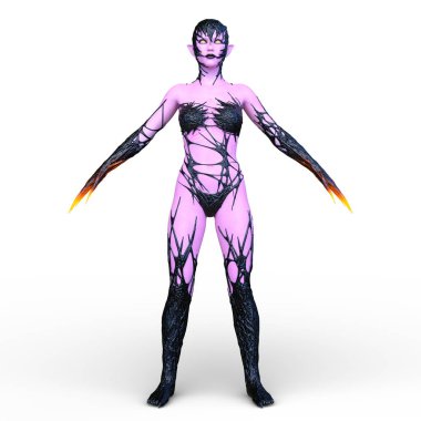 3D cg işleme karanlık kahraman