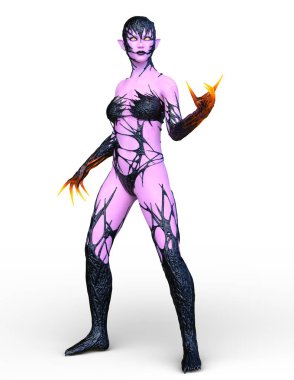 3D cg işleme karanlık kahraman