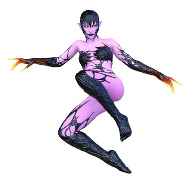 3D cg işleme karanlık kahraman