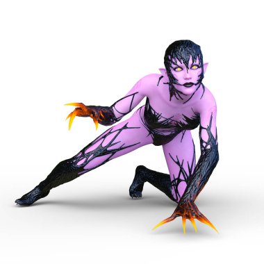 3D cg işleme karanlık kahraman