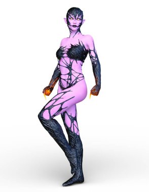 3D cg işleme karanlık kahraman