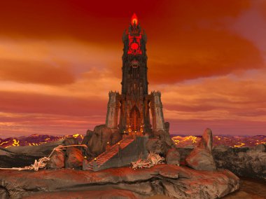 3D cg işleme antik kalıntıları