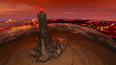 3D cg işleme antik kalıntıları