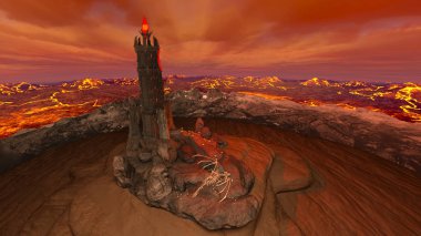 3D cg işleme antik kalıntıları