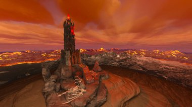 3D cg işleme antik kalıntıları