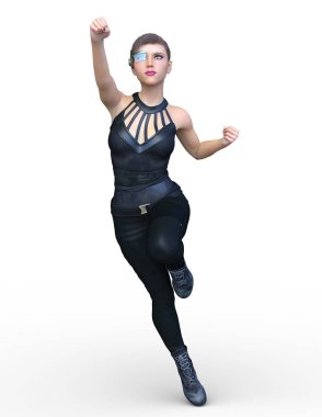 3D cg işleme kahraman