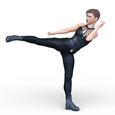 3D cg işleme kahraman