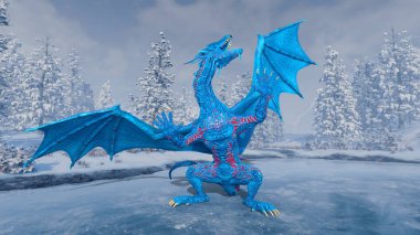 Uçan Ejderha 3D cg render