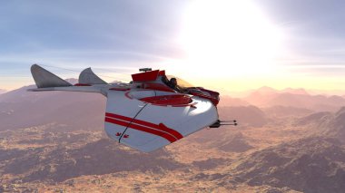3D cg işleme avcı uçağı