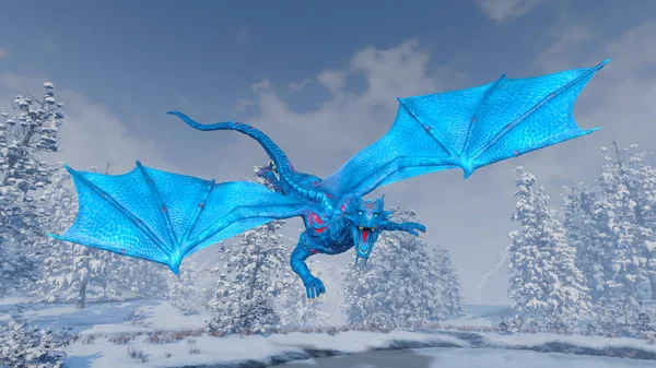 Representación Flying Dragon — Foto de Stock