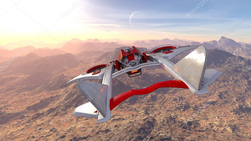 3D CG rendering of fighter aircraft