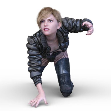 3D cg işleme kahraman