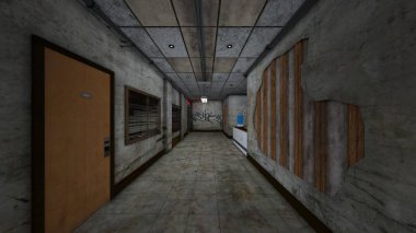 koridor 3D cg render