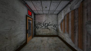 koridor 3D cg render