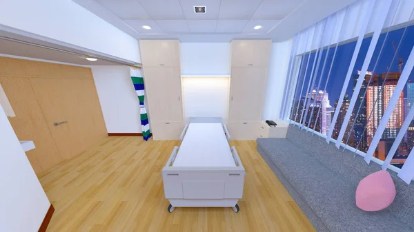 3D CG rendering of Medical space