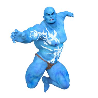 güçlü bir adam 3D cg render