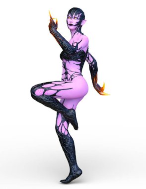 3D cg işleme karanlık kahraman