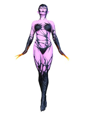 3D cg işleme karanlık kahraman