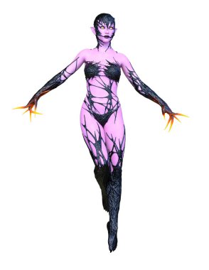 3D cg işleme karanlık kahraman