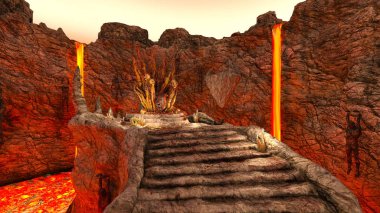 3D cg işleme antik kalıntıları