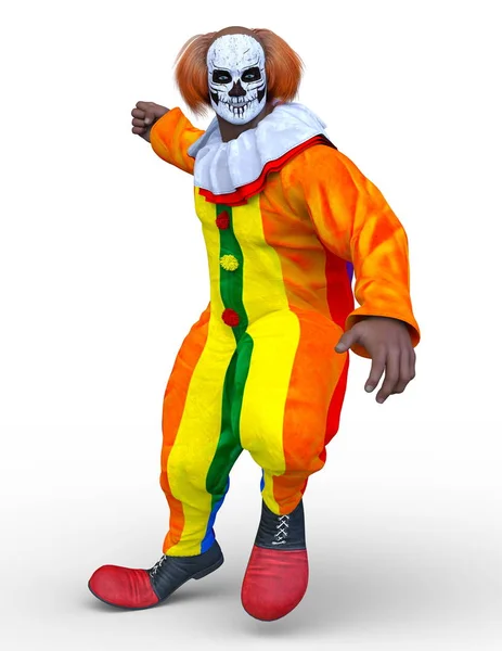 Darstellung Von Clown — Stockfoto