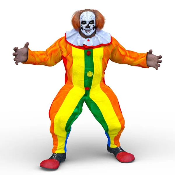 Darstellung Von Clown — Stockfoto