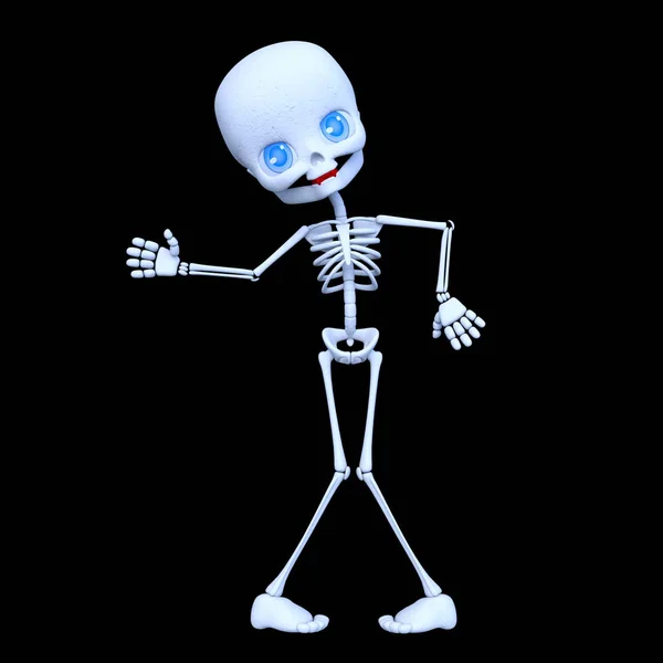 3D CG rendering of skeleton