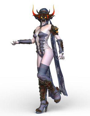 3D cg işleme karanlık kahraman