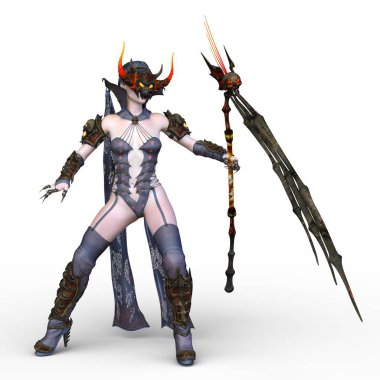 3D cg işleme karanlık kahraman