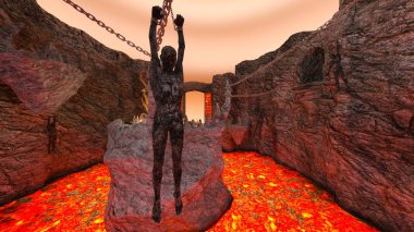 3D cg işleme antik kalıntıları