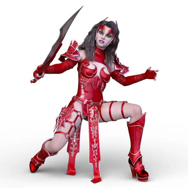 Seksi mücadele kadının 3D cg işleme