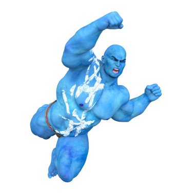 3D cg işleme hiper kahraman