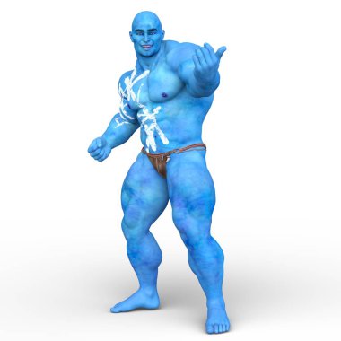 3D cg işleme hiper kahraman