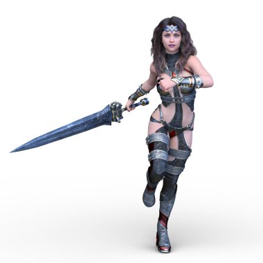 3D cg işleme seksi savaşçı