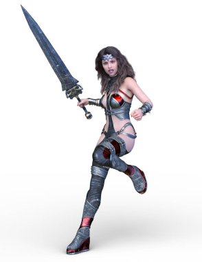 3D cg işleme seksi savaşçı