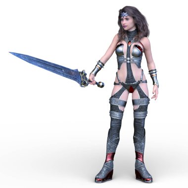 3D cg işleme seksi savaşçı