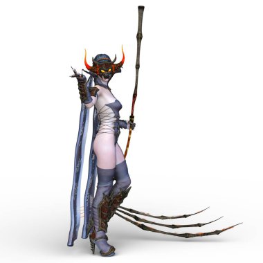 3D cg işleme karanlık kahraman