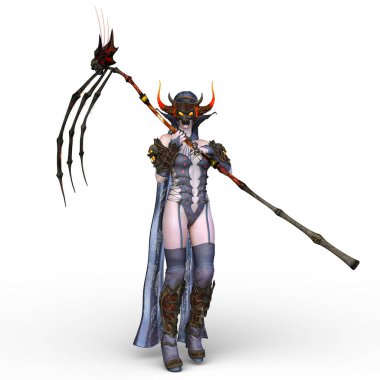 3D cg işleme karanlık kahraman