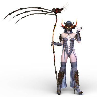 3D cg işleme karanlık kahraman