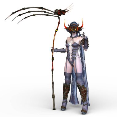 3D cg işleme karanlık kahraman