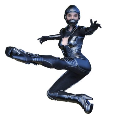 3D cg işleme kahraman