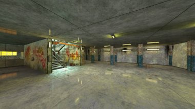 3D cg işleme yeraltı tesisi